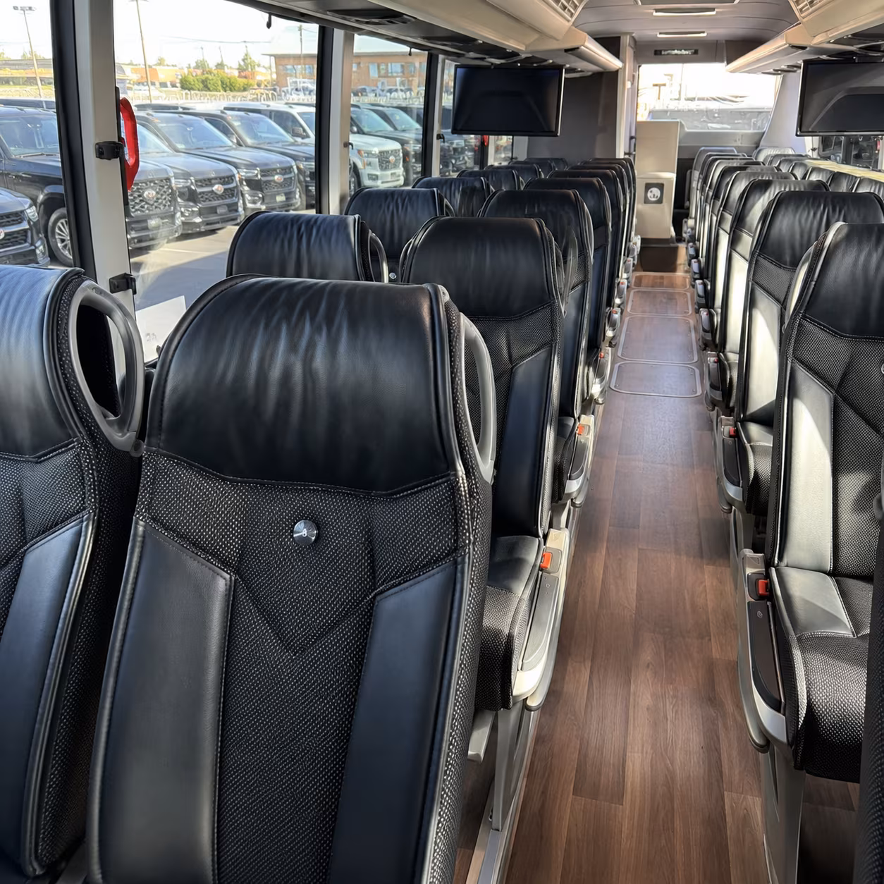 Kent Airport Shuttle & Transportation party bus exterior