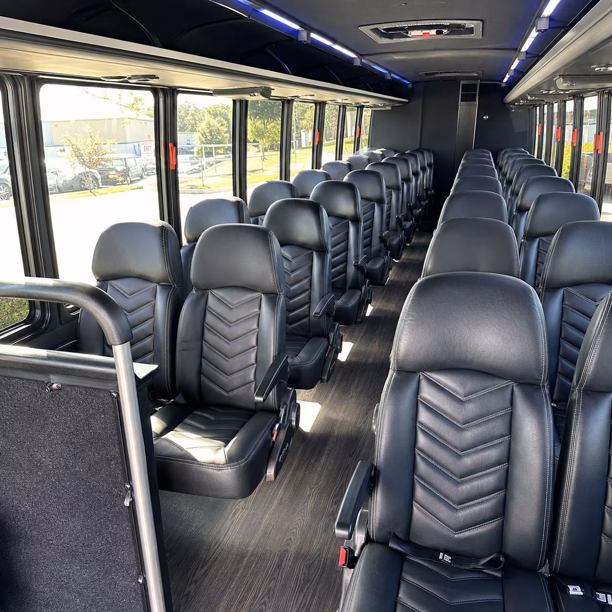 Kent Airport Shuttle & Transportation party bus exterior