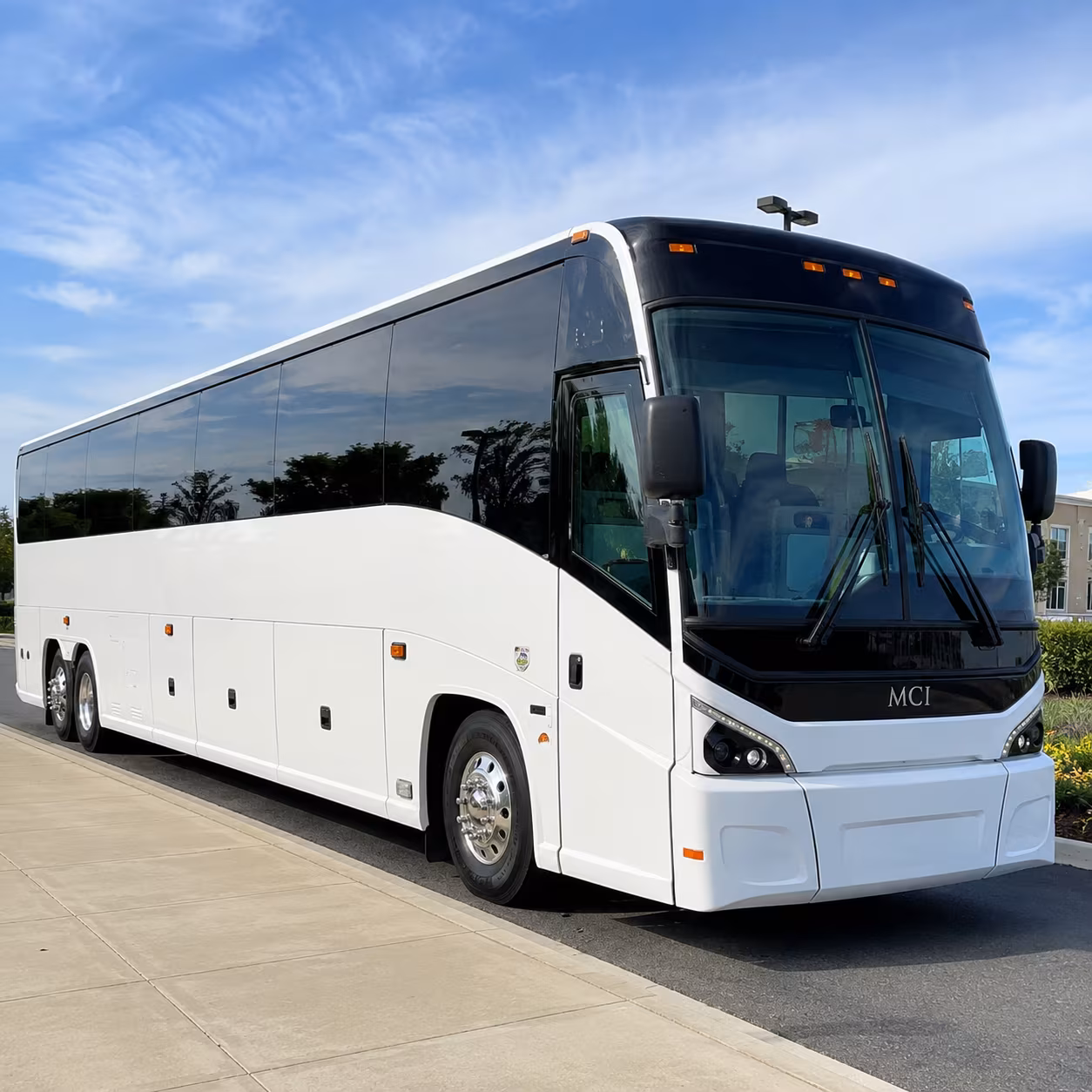 Kent Airport Shuttle & Transportation party bus exterior