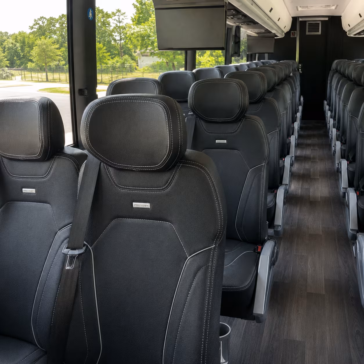 Kent Airport Shuttle & Transportation party bus exterior