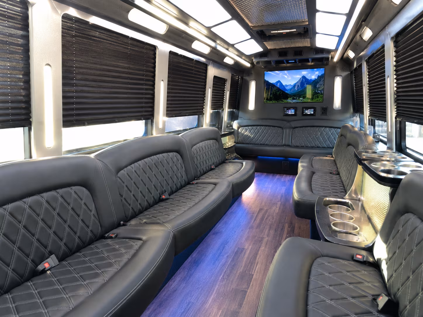 Kent Bachelor & Bachelorette Transportation party bus exterior