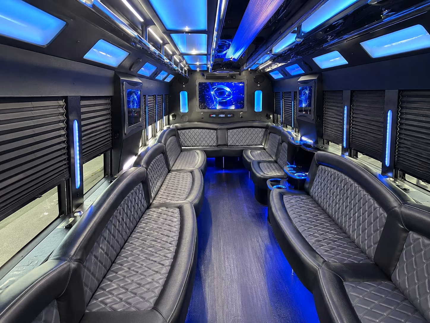 Kent Bachelor & Bachelorette Transportation onboard seating