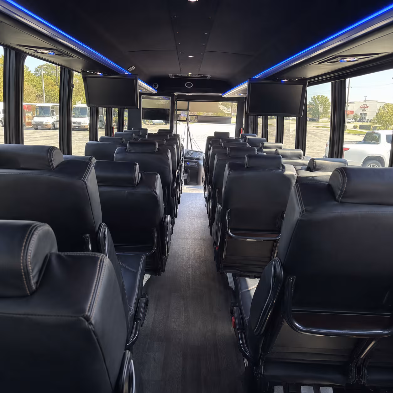 Kent Corporate Transportation party bus exterior