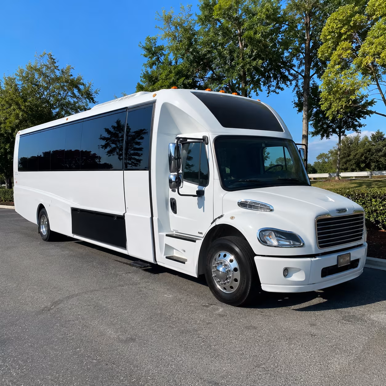 Kent Private Event Transportation party bus exterior