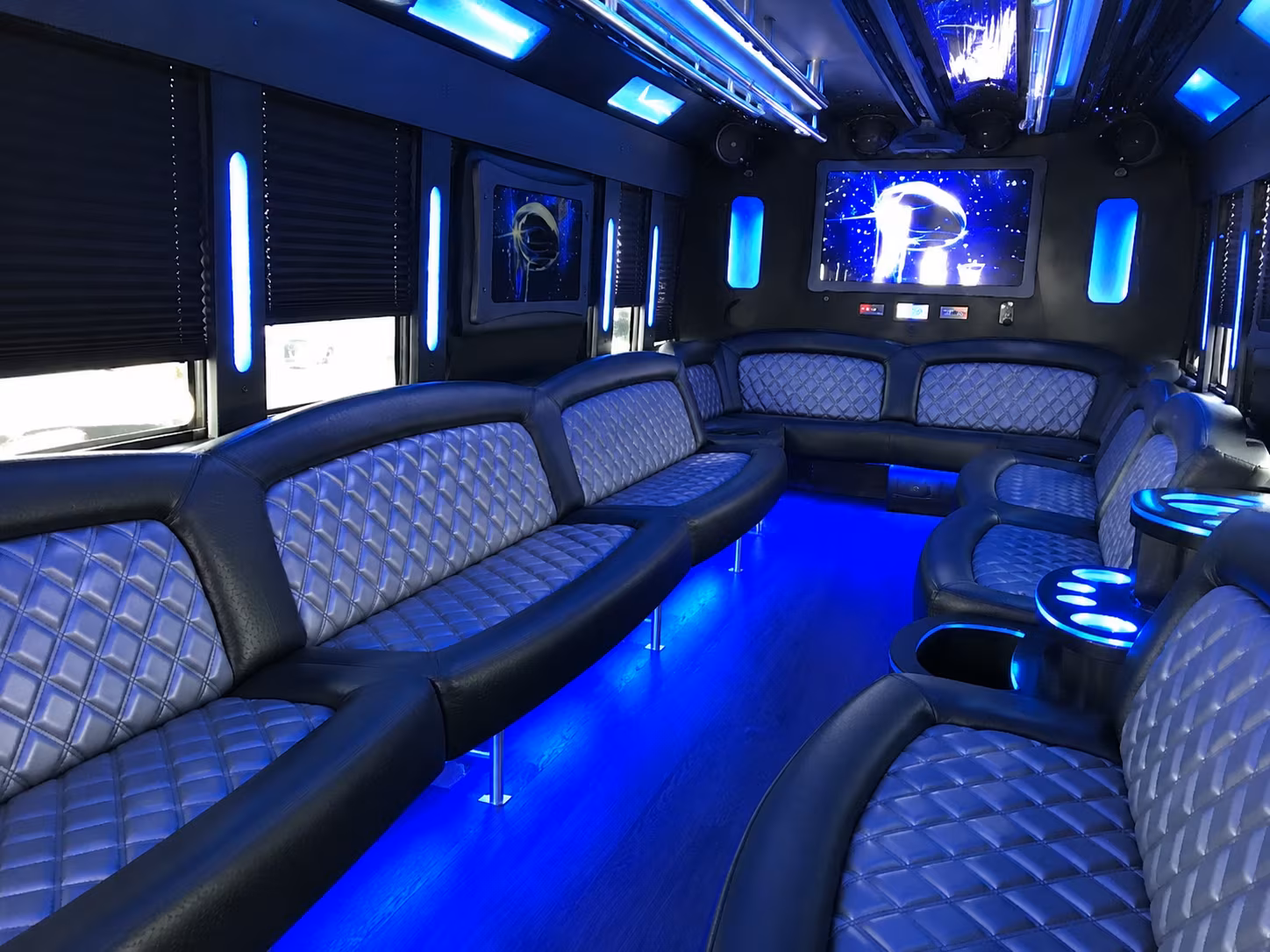 Kent Private Event Transportation party bus exterior