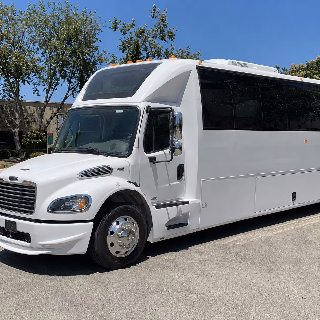 Kent Prom & Homecoming Transportation party bus exterior