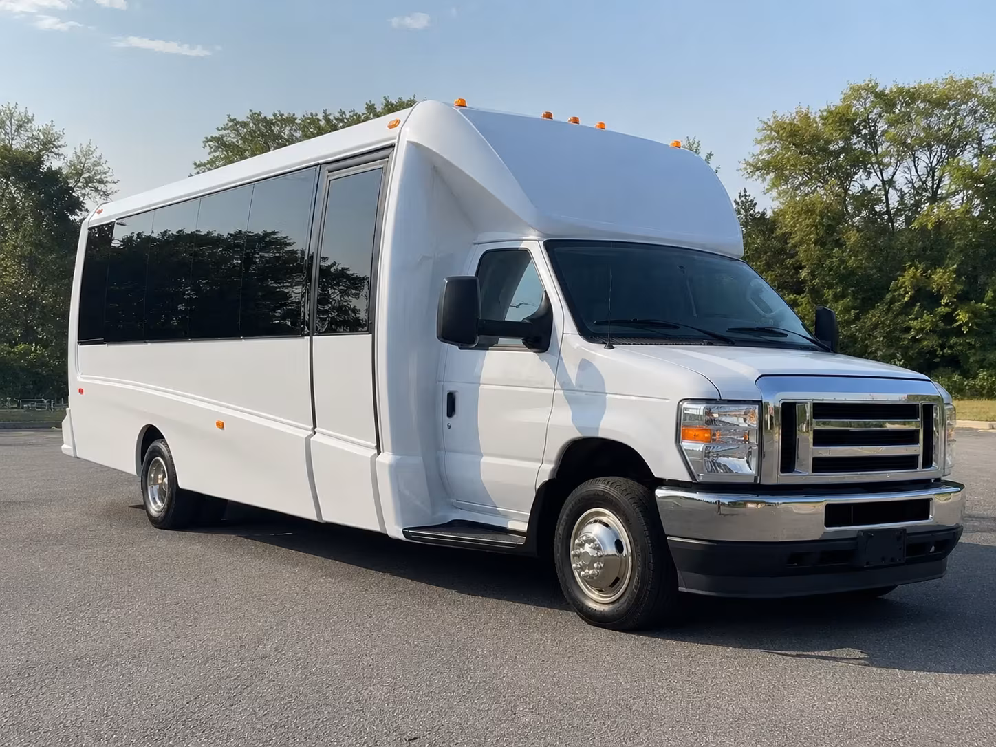 Kent Prom & Homecoming Transportation party bus exterior