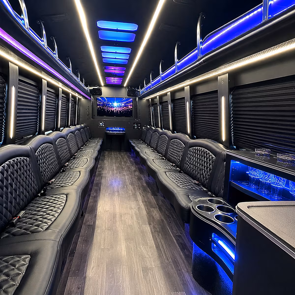 Kent Prom & Homecoming Transportation onboard seating