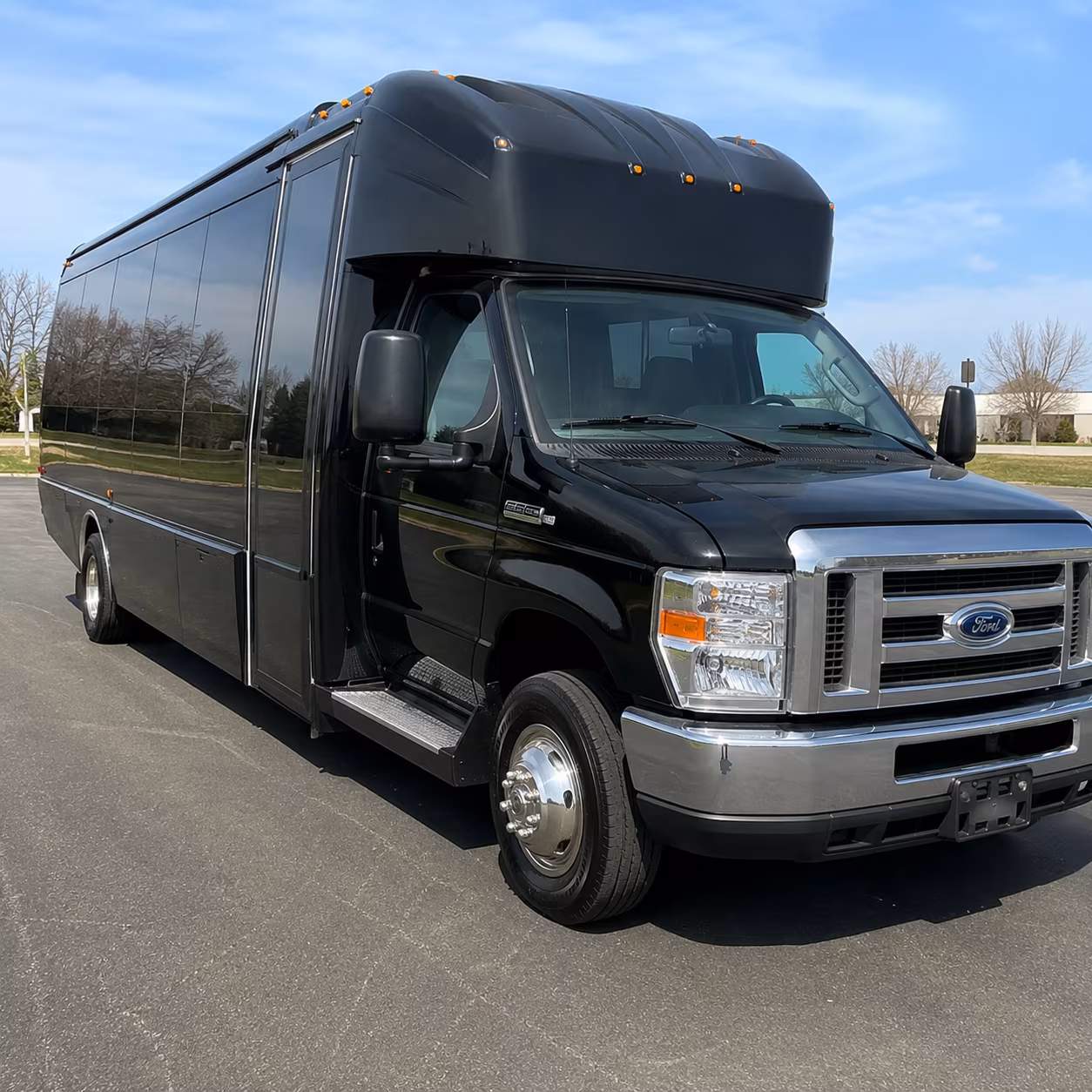 Kent Prom & Homecoming Transportation party bus interior