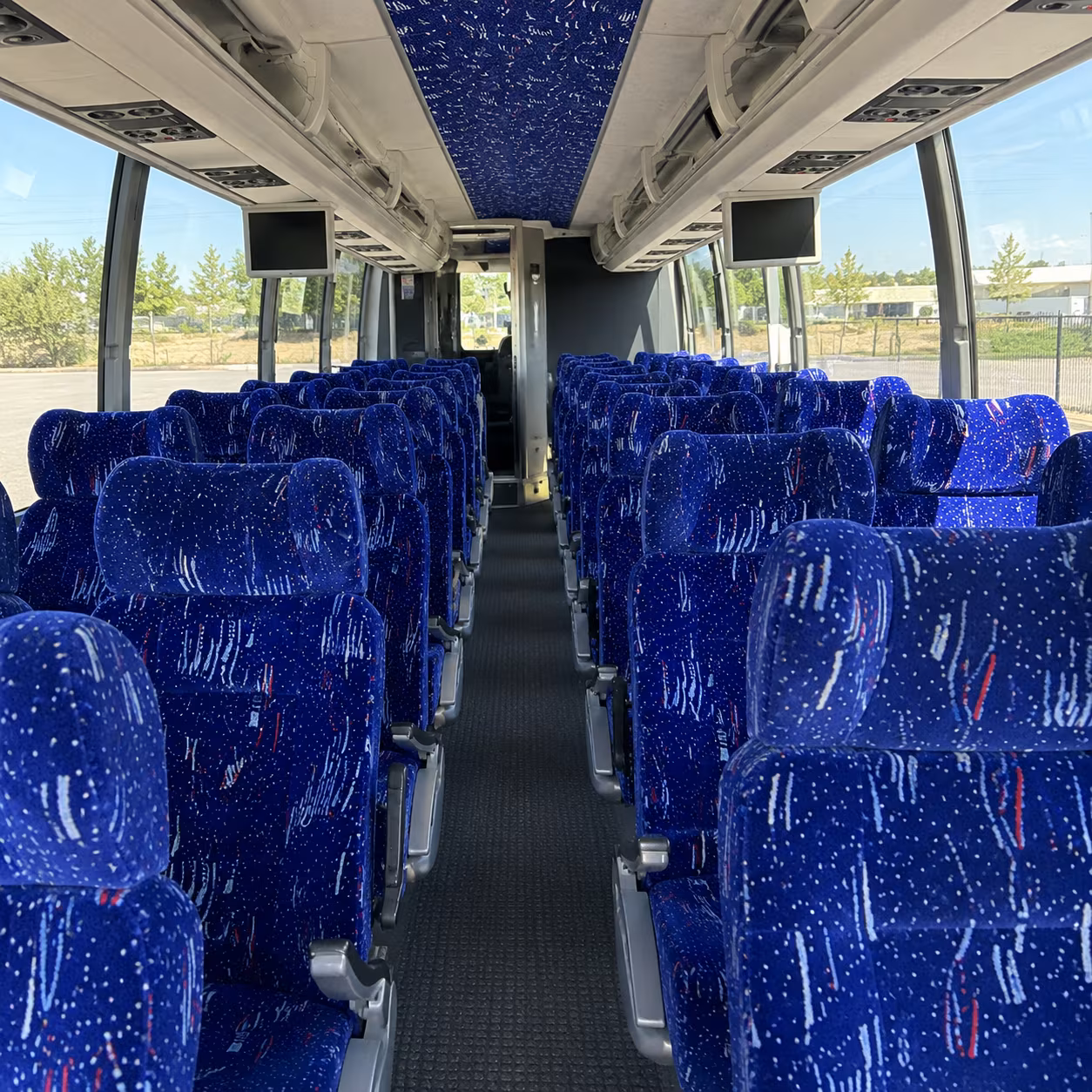 Kent School Event Transportation onboard seating