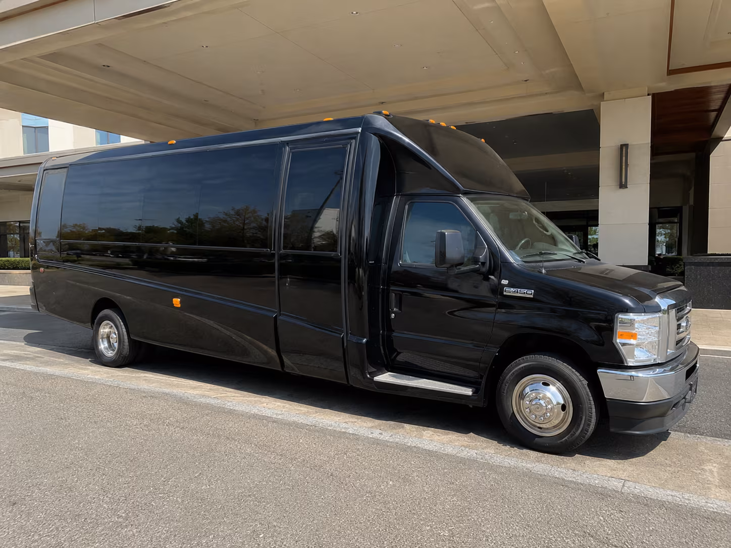 Kent Sporting Event Transportation party bus exterior