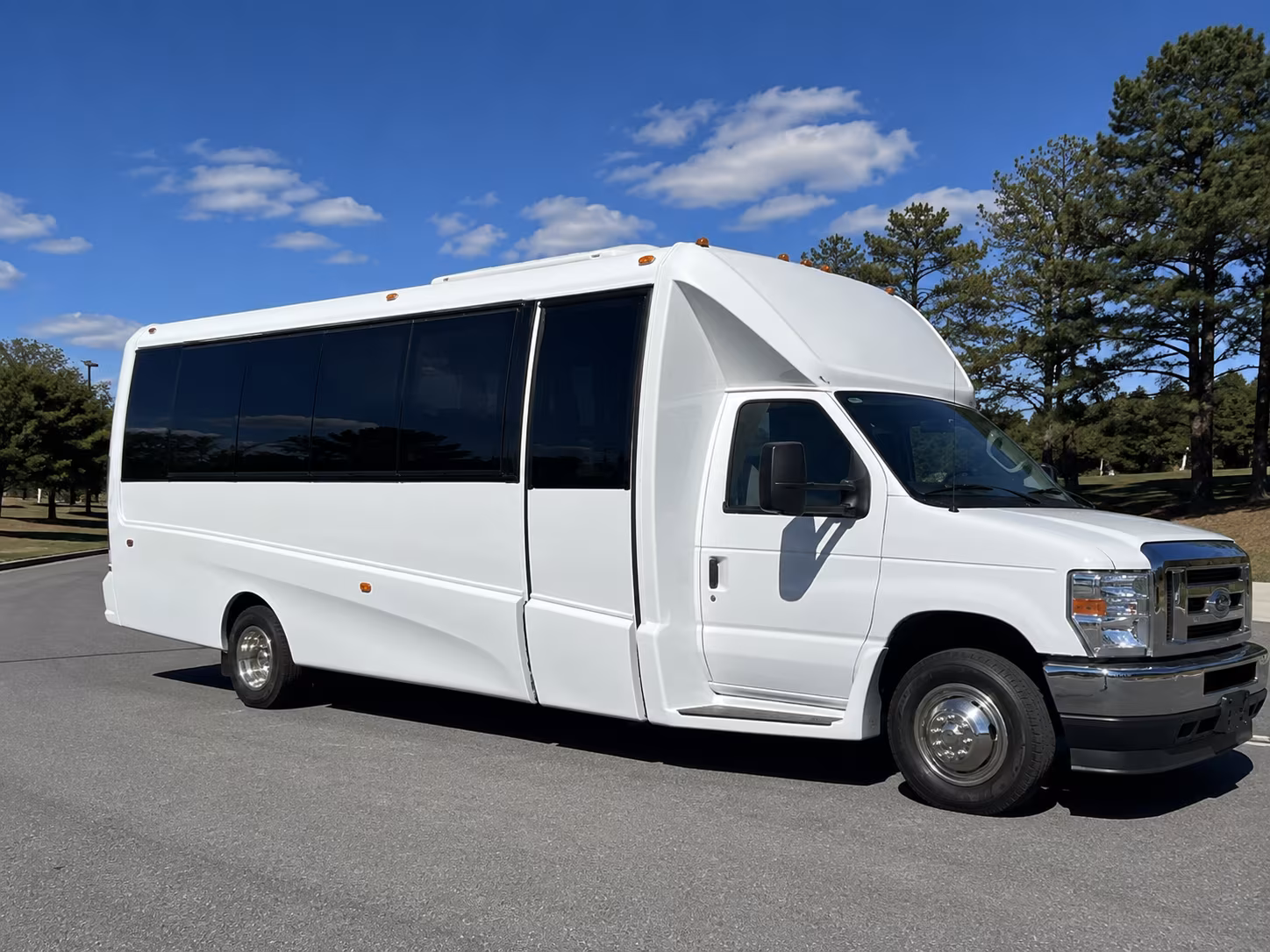 Kent Wedding Transportation party bus exterior