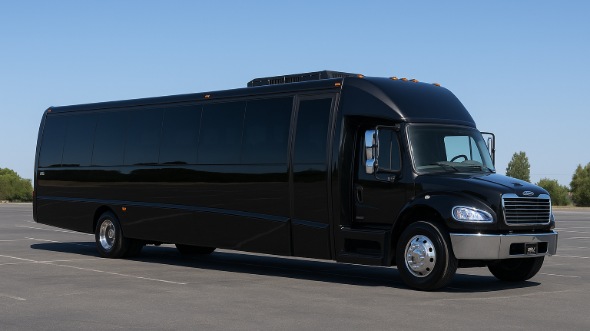 Exterior of Charter Bus Company Sammamish's 20 Passenger Party Bus in Sammamish