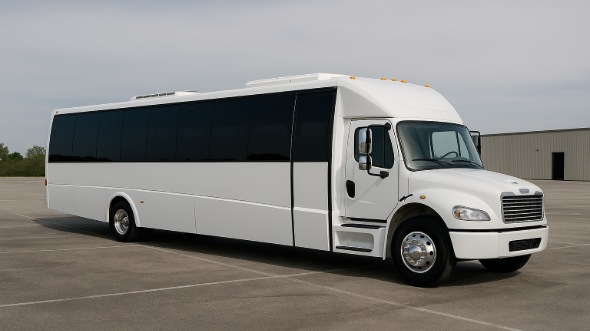 Exterior of Charter Bus Company Federal Way's 30 Passenger Party Bus in Federal Way