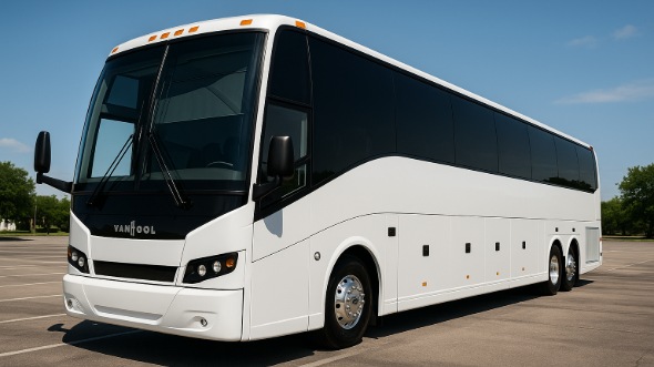 Exterior of Charter Bus Company Kent's 40 Passenger Charter Bus in Kent