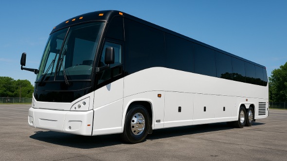 Exterior of Kent Party Bus Company's 40 Passenger Party Bus in Kent