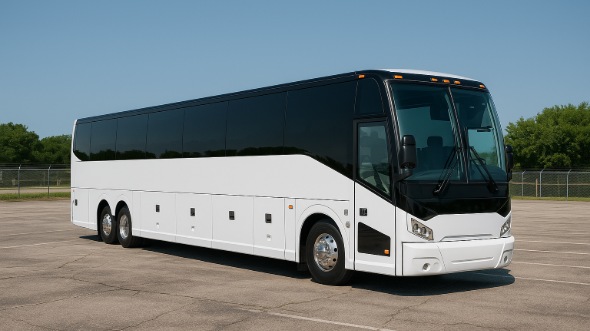 Exterior of Charter Bus Company Tacoma's 40 Passenger Party Bus in Tacoma
