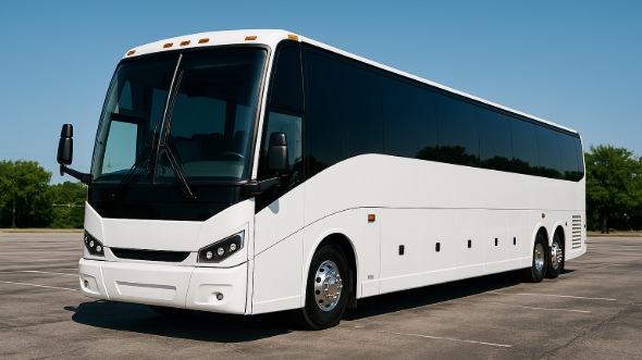 Exterior of Charter Bus Company Kent's 44 Passenger Charter Bus in Kent