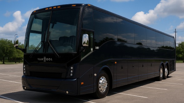 Exterior of Charter Bus Company Kent's 48 Passenger Charter Bus in Kent