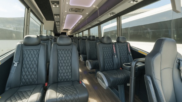 25 passenger minibus interior
