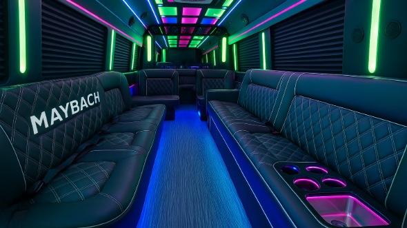 kent 28 passenger party bus rental